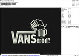 VANSotod Embroidery File 6 size