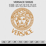 VERSACE 120525 Embroidery File 6 size
