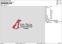 Techtext 02 Embroidery File 6 sizes