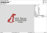 Techtext 02 Embroidery File 6 sizes