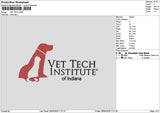Techtext 02 Embroidery File 6 sizes