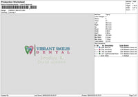 Smilestext Embroidery File 6 sizes