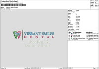 Smilestext Embroidery File 6 sizes
