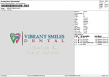 Smilestext Embroidery File 6 sizes