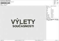 VYLETI Embroidery File 6 size