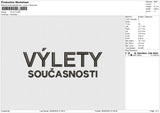 VYLETI Embroidery File 6 size