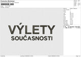 VYLETI Embroidery File 6 size