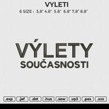 VYLETI Embroidery File 6 size