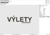 VYLETY Embroidery File 6 size