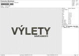 VYLETY Embroidery File 6 size