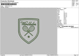 Wimbledontext Embroidery File 6 sizes