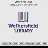 Watersfield Embroidery File 6 size