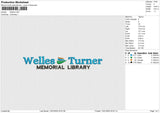 Welles Embroidery File 6 size