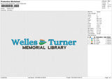Welles Embroidery File 6 size
