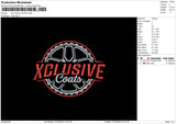 XCLUSIVE COATS Embroidery File 6 size