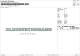 XLUSIVETHREADS APPAREL Embroidery File 6 size