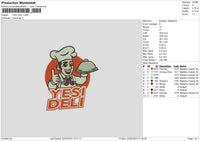 Yesitext Embroidery File 6 sizes