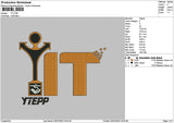 Yit Text Embroidery File 6 sizes
