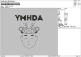 Ymhdoutline Embroidery File 6 sizes