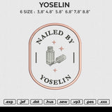 YOSELIN Embroidery File 6 size