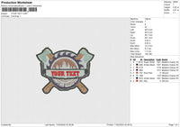 YOUR TEXT Embroidery File 6 size