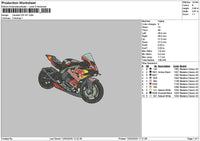 Motor 1203 Embroidery File 6 sizes