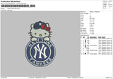 Hk Ny Embroidery File 6 sizes