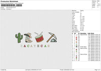 ZACATECAS Embroidery File 6 sizes