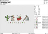 ZACATECAS Embroidery File 6 sizes