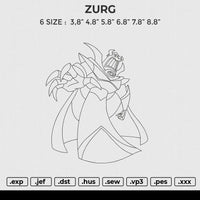 ZURG Embroidery File 6 size