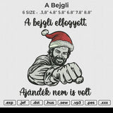 A Bejgli Embroidery File 6 size