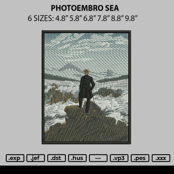 Photoembro Sea Embroidery File 6 sizes