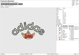 Adidas Mc Queen Embroidery File 6 size