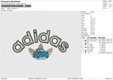 Adidas x Sally Embroidery File 6 size