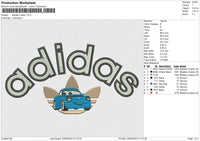 Adidas x Sally Embroidery File 6 size