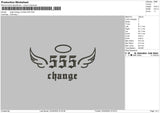 Angel555 Embroidery File 6 sizes