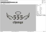 Angel555 Embroidery File 6 sizes