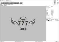 Angel777 Embroidery File 6 sizes