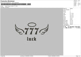 Angel777 Embroidery File 6 sizes