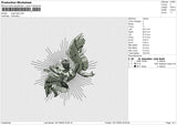 Angel light Embroidery File 6 size