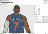 Anthony 291225 Embroidery File 6 size