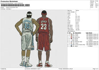 anthony and james Embroidery File 6 size