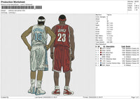 anthony and james Embroidery File 6 size