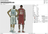 anthony and james Embroidery File 6 size