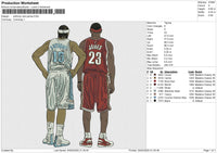 anthony and james Embroidery File 6 size
