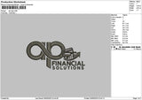 Ap Text Embroidery File 6 sizes