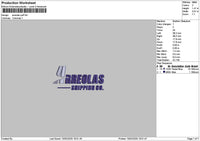 Arreolastext Embroidery File 6 sizes