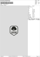 Motorstext Embroidery File 6 sizes