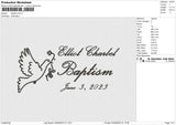 Baptism Embroidery