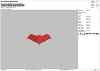 Batman Small Embroidery File 6 sizes